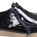 Clarks Men's Wallabee 2604 Navy Patent