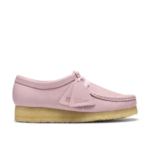 Clarks Women's Wallabee Baby Pink Leather - EU 41