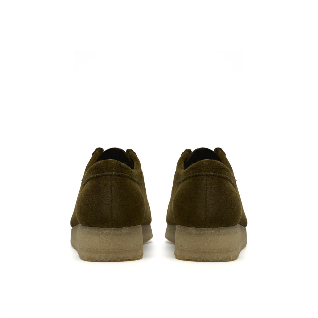 Clarks W Wallabee olive suede