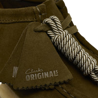 Clarks W Wallabee olive suede