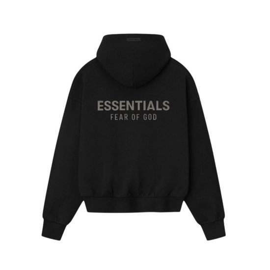 Essentials Hoodie Dark Stretch Limo 