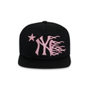 Pink NY Rhinestone Snapback - SN Zürich