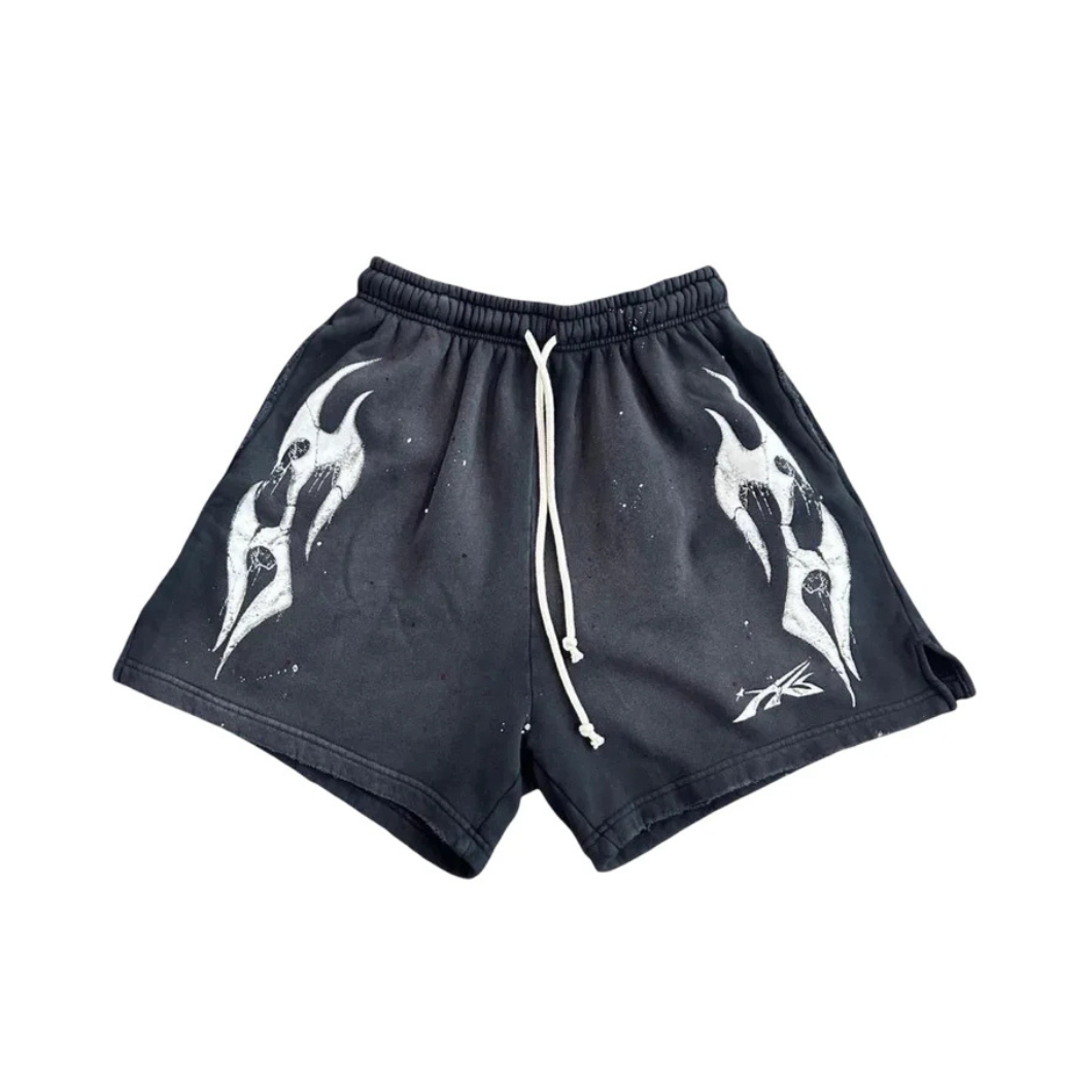 Halloween Sport Logo Shorts Black - SN Zürich