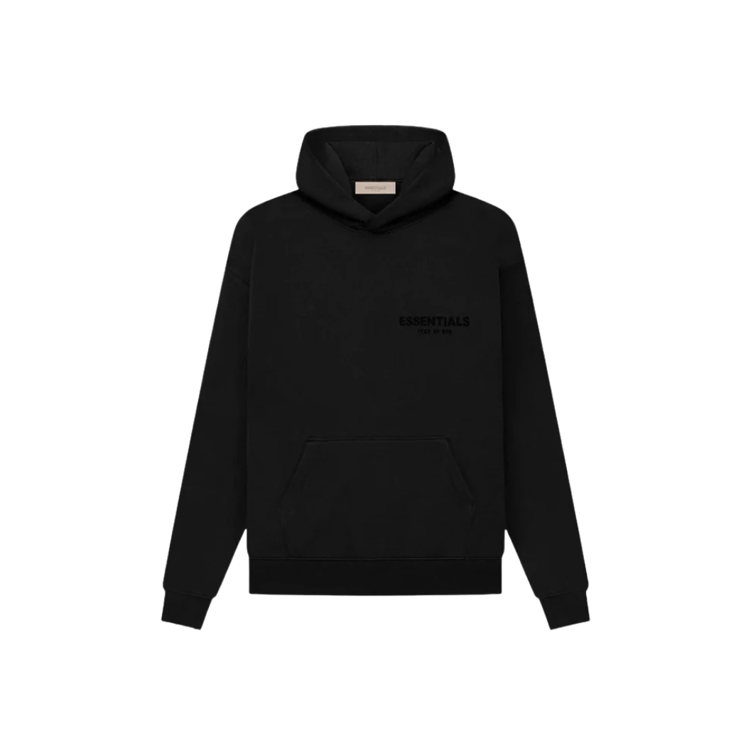Essentials Hoodie Dark Stretch Limo