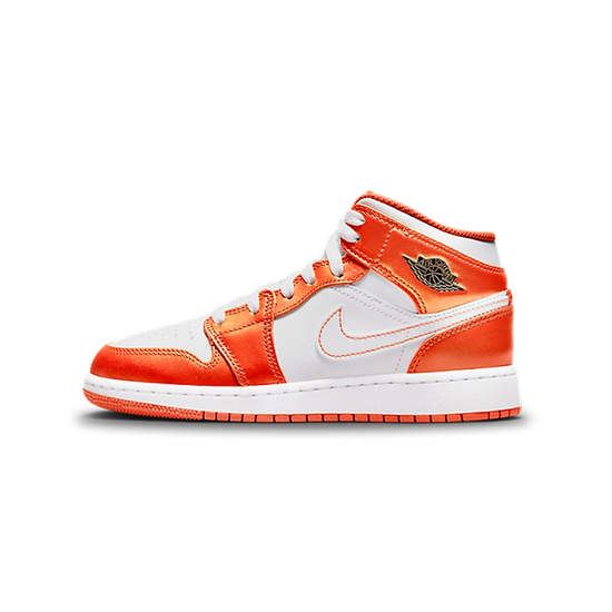 Air Jordan 1 Mid Metallic Orange (GS)