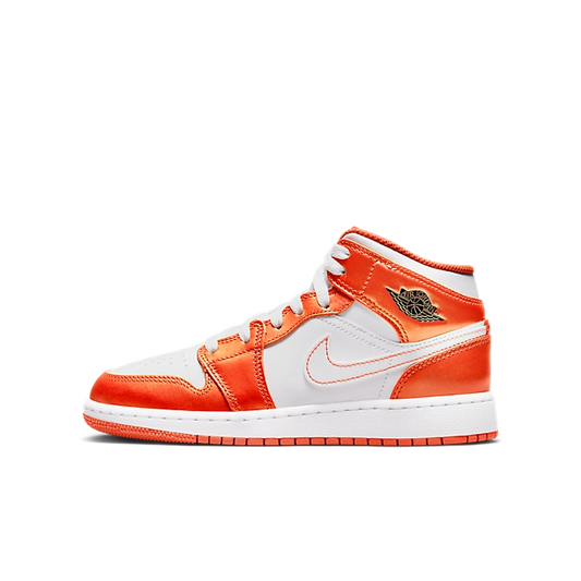 Air Jordan 1 Mid Metallic Orange (GS)