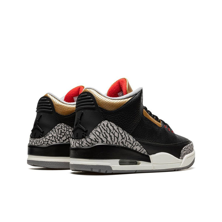 Air Jordan 3 Retro Black Cement Gold (W)