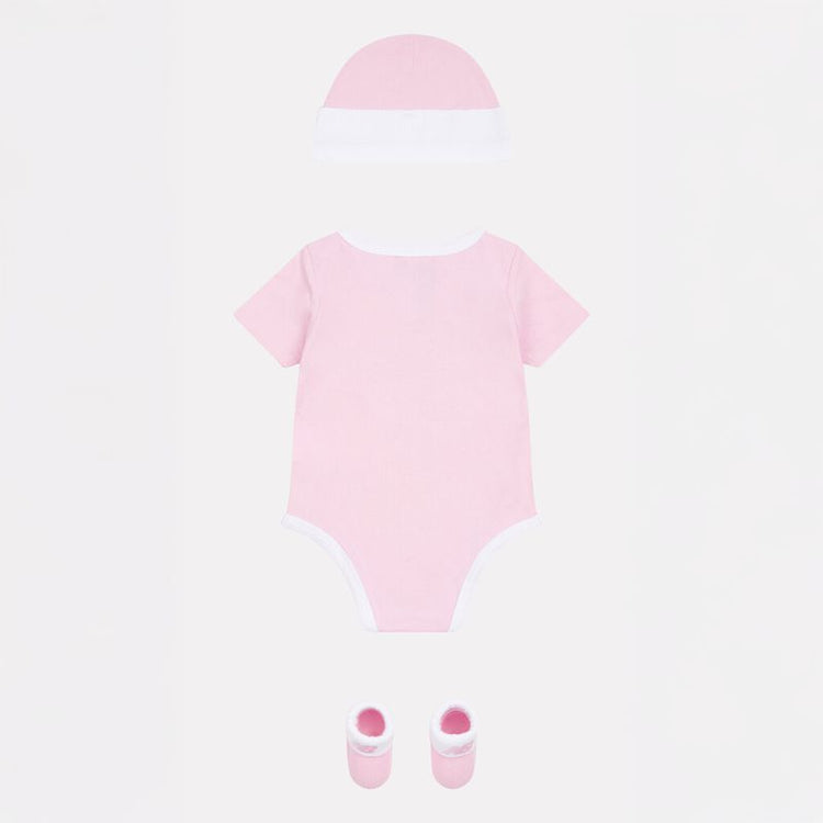 B NB Stacked Infant Set Babypink
