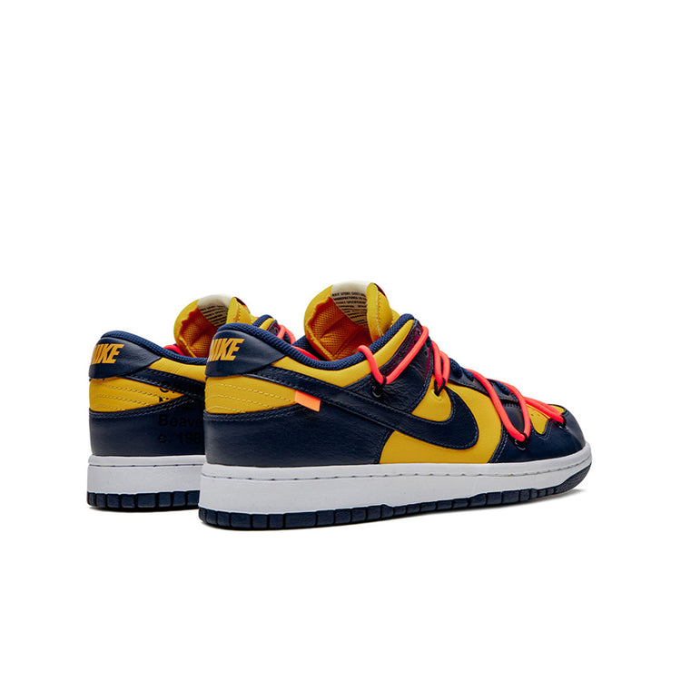 Nike Dunk Low Off-White University Gold Midnight Navy