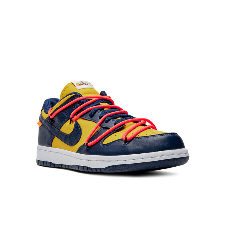 Nike Dunk Low Off-White University Gold Midnight Navy