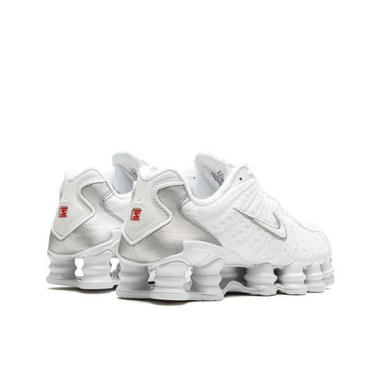 Nike Shox TL White Metallic Silver Max Orange (W)