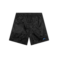 Running Check Shorts - Black