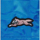 Running Check Shorts - French Blue