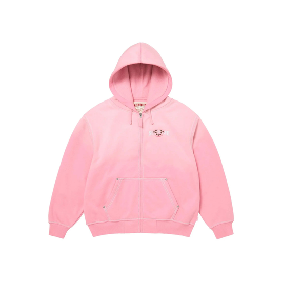Supreme x True Religion Zip Up Hooded Sweatshirt Pink