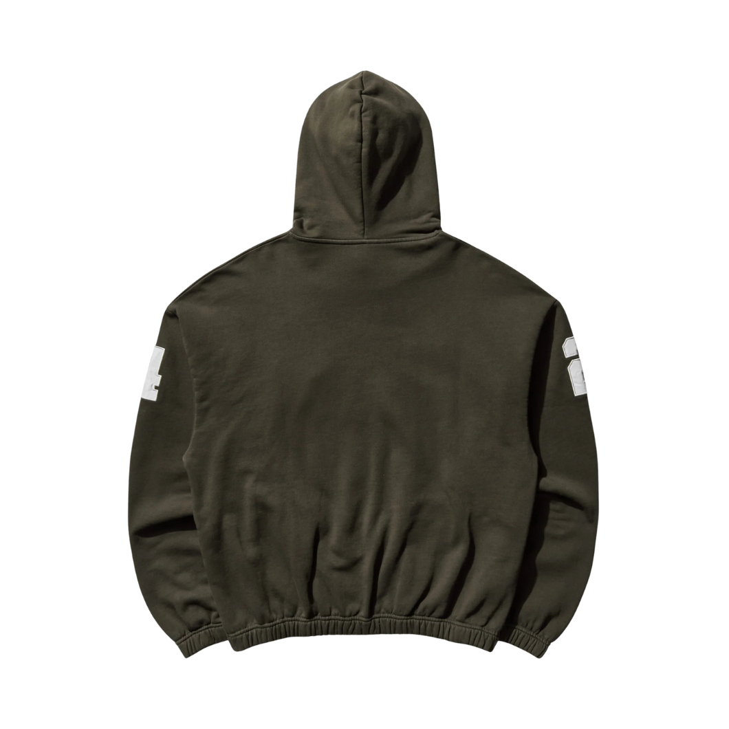 Manchester Masked Hoodie Dark Olive