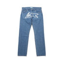 Washed Denim Pants Blue – Denim