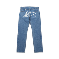 Washed Denim Pants Blue – Denim