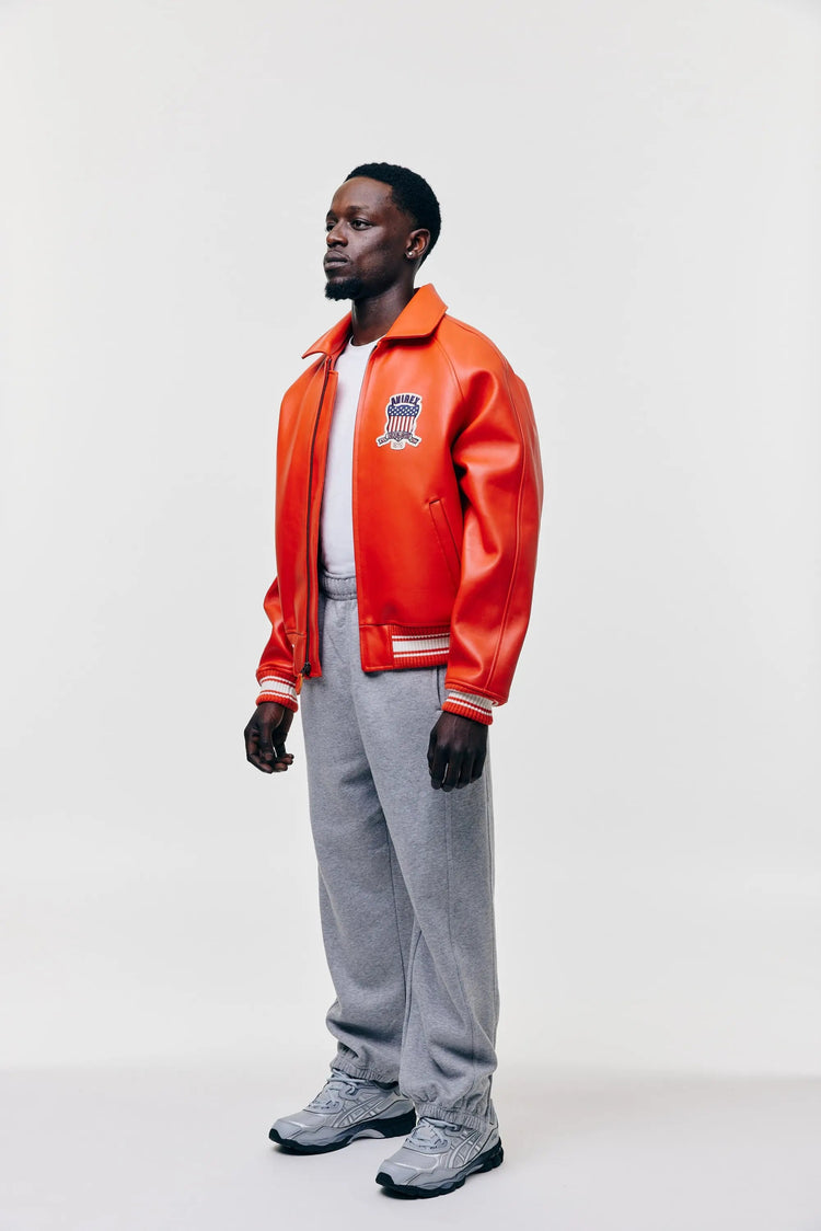 AVIREX Icon Lederjacke - Grapefuit