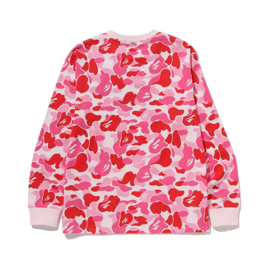 BAPE ABC Camo BAPE STA Longsleeve Tee – Pink