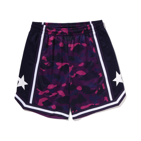 BAPE Color Camo Mesh Relaxed Fit Shorts – Purple