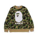 BAPE ABC CAMO BY BATHING APE CREWNECK SWEATSHIRT – GREEN, Produktansicht 1