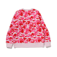 BAPE ABC CAMO BY BATHING APE CREWNECK SWEATSHIRT – PINK, Produktansicht 2