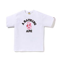 BAPE ABC CAMO COLLEGE TEE – WHITE X PINK, Produktansicht 1
