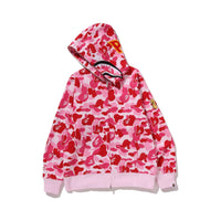 BAPE ABC CAMO 2ND SHARK FULL ZIP HOODIE – PINK, Produktansicht 2