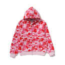 BAPE ABC CAMO HEAVY WASH CROPPED FIT ZIP HOODIE – PINK, Produktansicht 1
