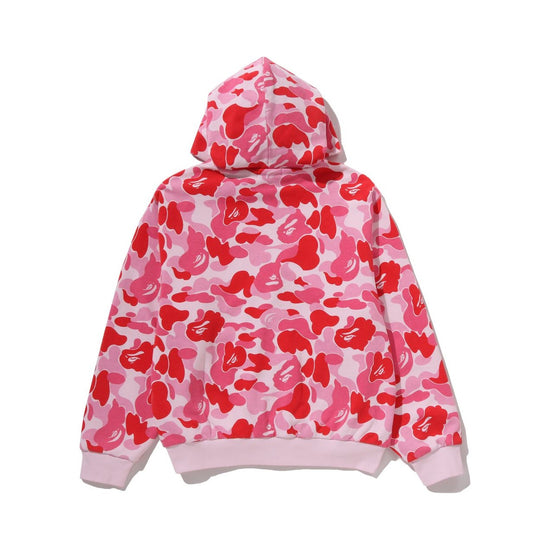 BAPE ABC Camo Heavy Wash Cropped Fit Zip Hoodie – Pink